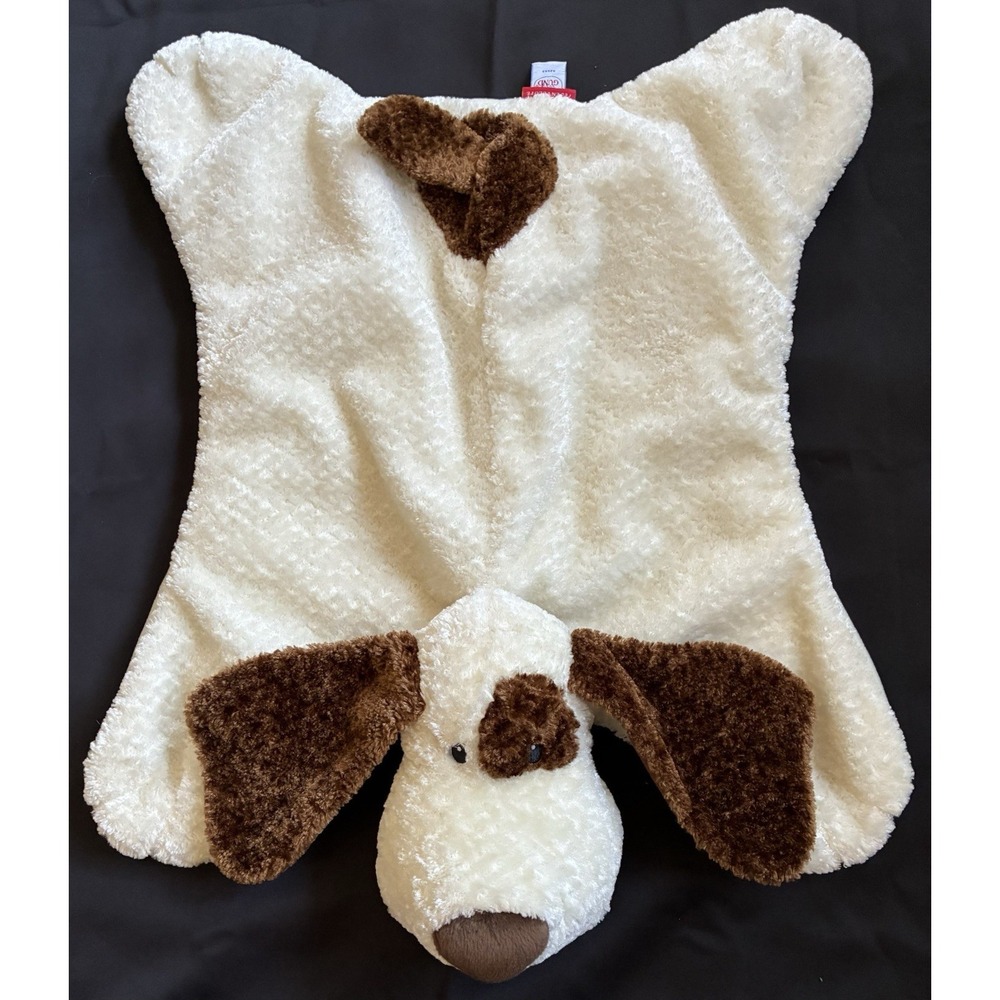 Red Envelope Baby Gund Puppy Dog Plush Lovey Play Mat 42643 22"x 20" Blanket